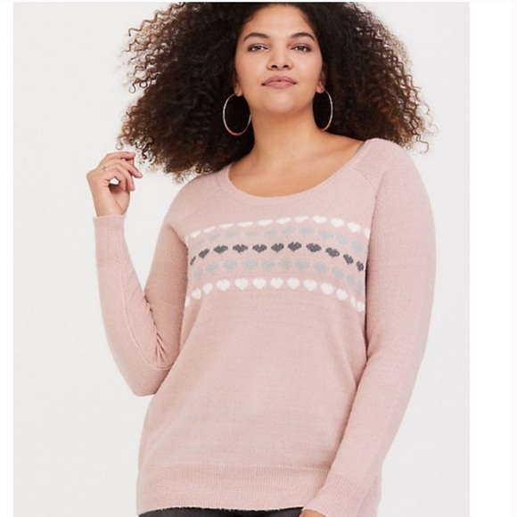 torrid heart sweater